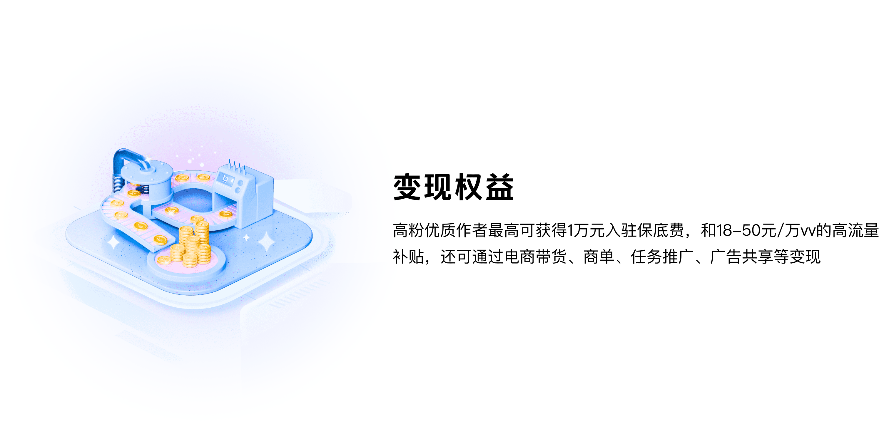 QQ短视频创作者中心-变现权益